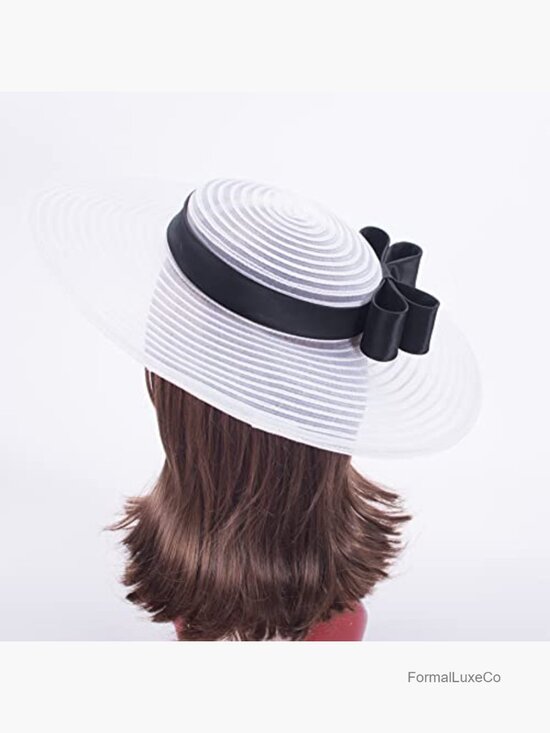 Vintage Fascinator Derby Hat Headpiece Horse Racing Church Wedding main image 5